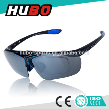 High quality Grey UV400 anti scratch prescription sports glasses