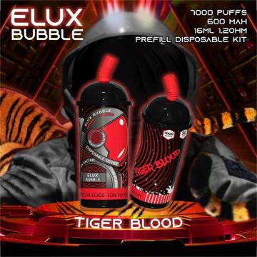 Оригинальный Elux Bubble одноразовый Vape Pen 7000 Puffs