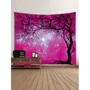 Tapisserie Wandteppich Wandbehang Galaxy Tapisserie Himmel Tapisserie Baum Tapisserie Nachthimmel Tapisserie für Schlafzimmer Wohnheim Dekor