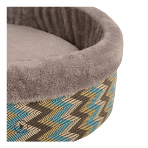 New round pet nest pillow top dog kennel