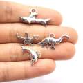 Ocean Charms Antiqued Silver Sea Animal Pendants Dolphin Whale Starfish Sea Horse Ocean Drops for Jewelry Making Supplier