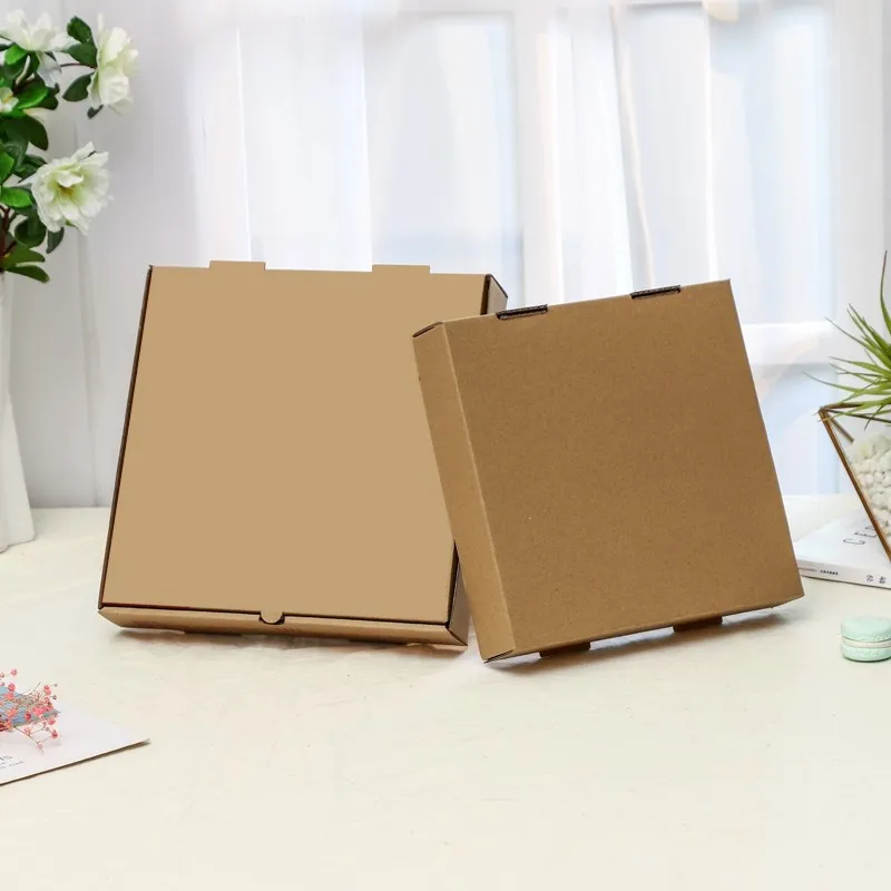 Bdl Factory Price Corrugated Mailer Kraft Pizza Box, Small Cardboard Shipping Boxes for Pizza