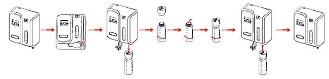 Factory Price Oil Diffuser Scent Marketing Scent Diffuser System with Wall HS-0200