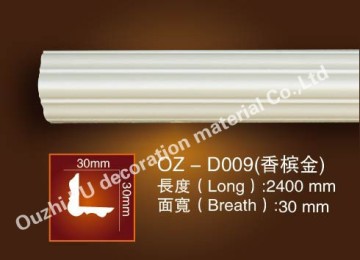 thresholds and stairs pu cornice moulding