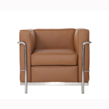 Classic Le Corbusier LC2 leather armchair