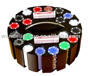 Poker chips rack