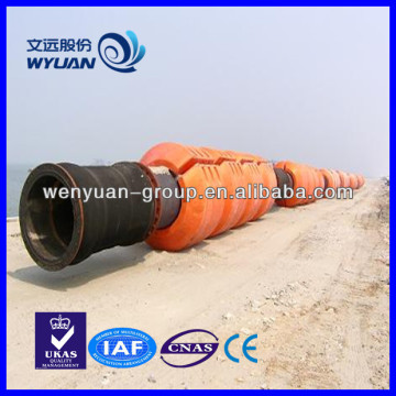 pe flange dredging pipe with floats pn10