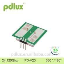 Doppler radar sensor with 360 detection 24g working frequency