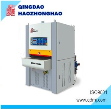 Woodworking calibrating wide belt sanding machine