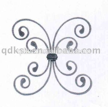 Decorative wrought iron rosette