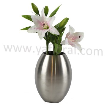 38cm single stem lily flower artificial easter lily flower for sale