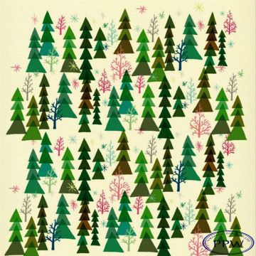 HOT Vintage Christmas Flat Wrap Paper sheet