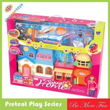 JTH40172 children toy house the plastic mini house toy