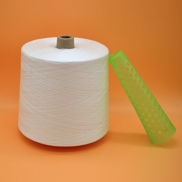 raw white polyester yarn