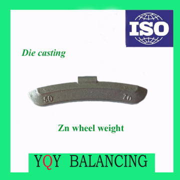Die Casting Zn Clip on wheel balance weights wheel weights wheel balancing weights