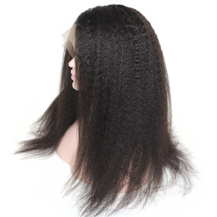 Lace Frontal Human Hair Wigs for Black Women Remy Brazilian Kinky Curly Lace Front Wig