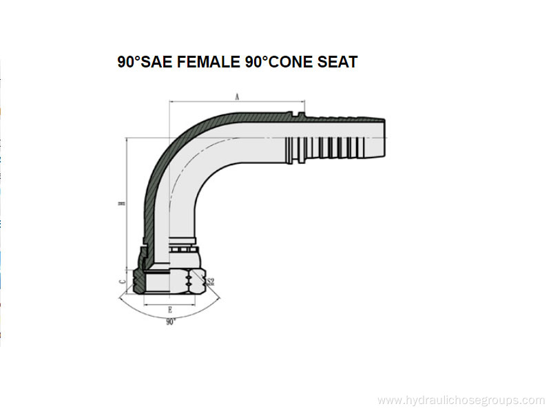 90° SAE Female 90° Cone Seat 27891
