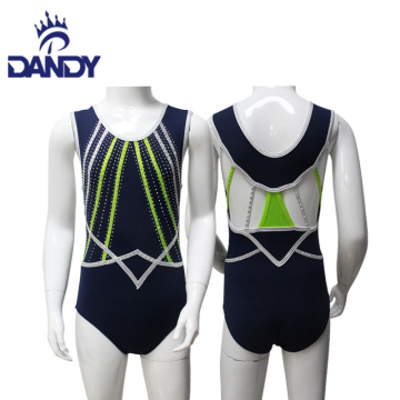 Custom sleeveless gymnastics leotards