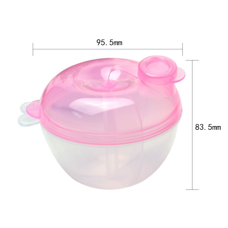 Easy To Carry Pumpkin Shape Baby Milk Powder Dispenser Container Travel