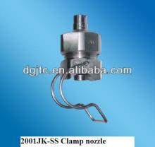 stainless steel clamp nozzle with adjsutable ball