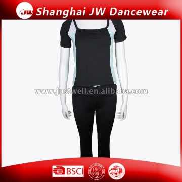 Black Short Sports Suit Men Suit Sleeve Shirt