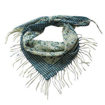 Print Wool scarf