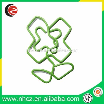 Flower shaped unique paper clips
