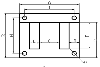 Ei66-240 silicon steel lamination