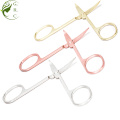 Small Stainless Steel Eyebrow Curved Cuticle Scissors
