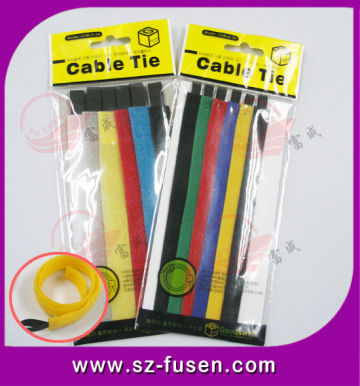 Customised Reusable Velcro Cable Tie , Heavy Duty Cable Tie Pack