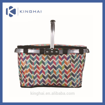 custom picnic basket/weaving picnic basket/collapsible picnic basket
