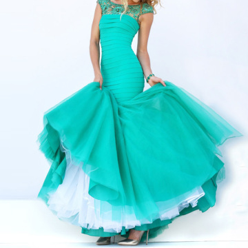 Latest customized design apparel woman mermaid wedding party wear princess dress