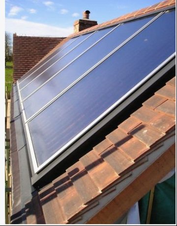 Flat Plate solar heating system;Flat Plate solar heating system