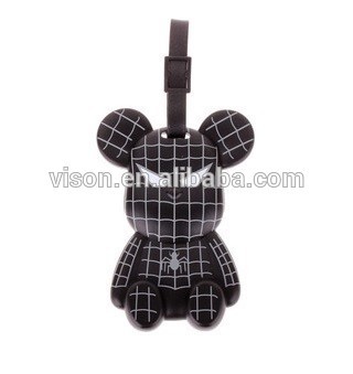 Bear doll cute luggage tag cool luggage tag custom luggage tag