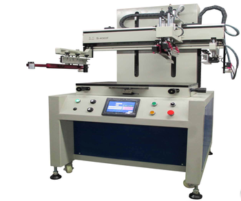 Flat Bed Semi Automatic Silk Screen Printer