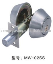 Metal double open deadbolt lock