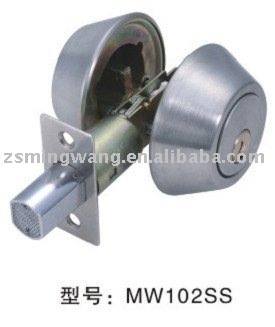 Metal double open deadbolt lock