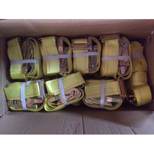 GS-certifikat Polyester 50MM / 5000KGS Ratchet Lashing Belt