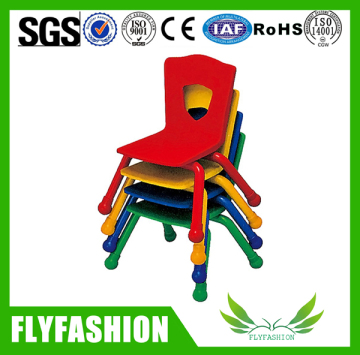 New product 2016 preschool furniture kids plastic chair with metal