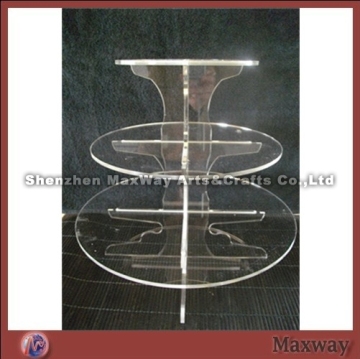 Circle Stacking 5mm PMMA Cake Stand Holder