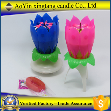 paraffin candle rotating musical birthday candle