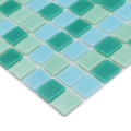 Moda Piscina Vidrio Mosaico Backsplash Piscina Azulejos