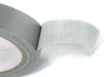 Finely Cutting Cloth Duct Tape Silver Crepe Paper Heavy Dut