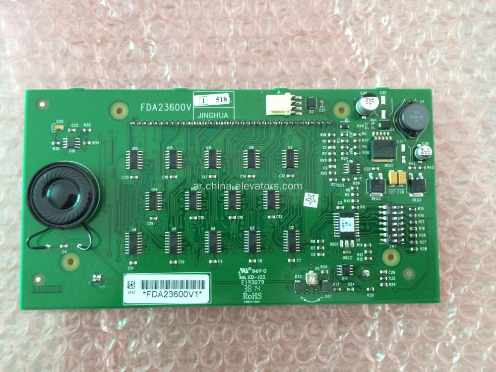 FDA23600V1 LCD HPI PCB ASSY لمصاعد OTIS 2000