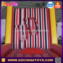 Hot sale cheap price inflatable sticky velcro wall games with suit for kids and adults