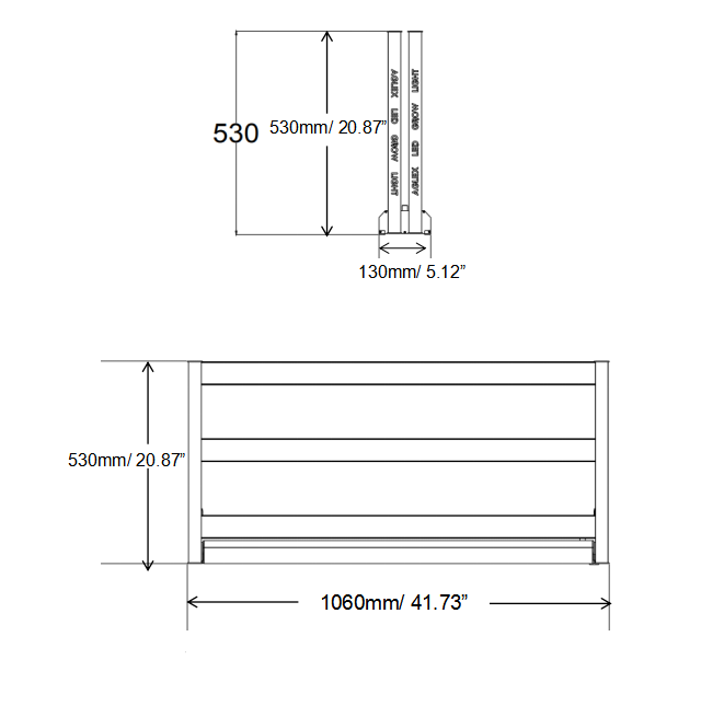 Đèn LED không thấm nước phát triển ánh sáng 700W Phổ đầy đủ