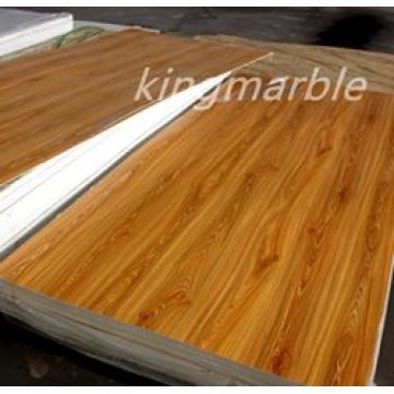 pvc imitation wooden texture panel for interior decoration