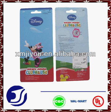 Printing Paper Blister Head card for Decoration