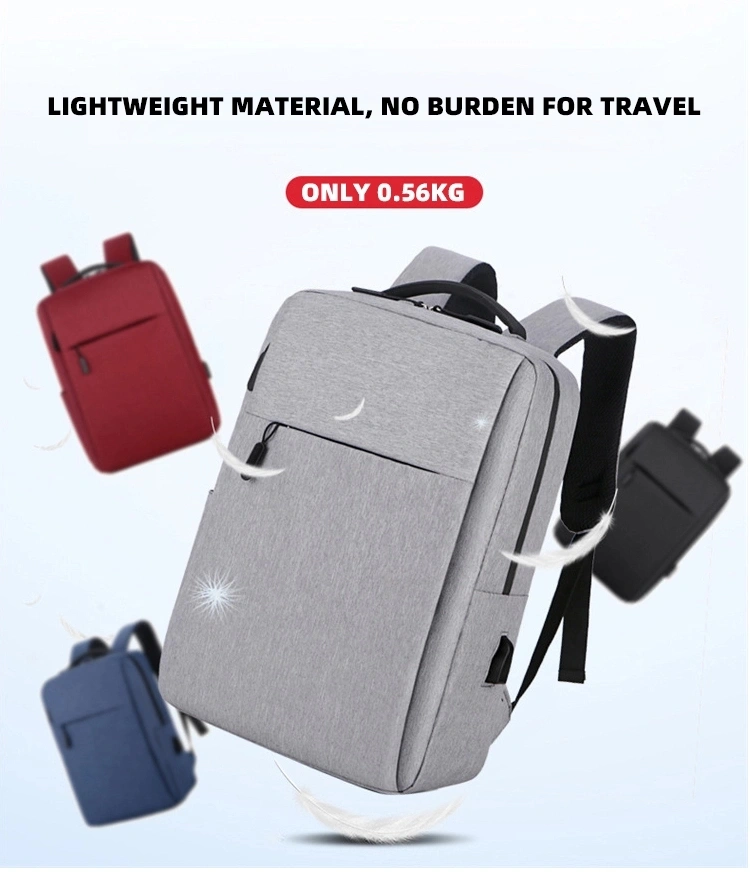 USB Charging Business Backpack Big Capacity Laptop Bag for Daily Use Customized Logo