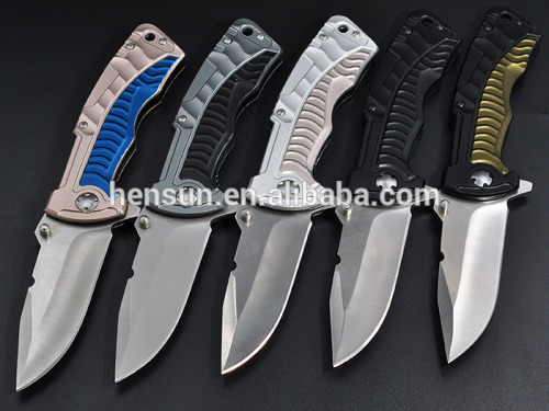 Aluminum Handle Folding Knife Camping Knife